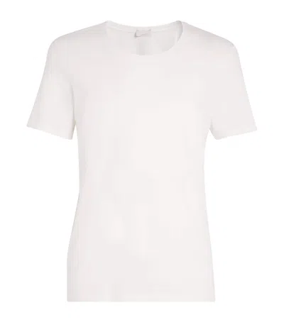 Hanro Cotton Superior Short Sleeve T-shirt In White