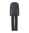 Hanro Cotton Una Pyjama Set In Black