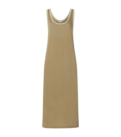 Hanro Cotton-modal Laura Nightdress In Green