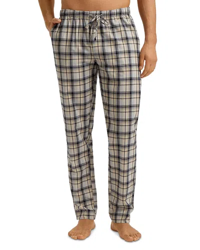 Hanro Cozy Comfort Check Print Pajama Pants In Multi