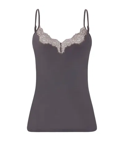 Hanro Dana Cami Top In Gray