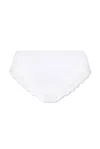 Hanro Cotton Delight Lace-trim High-cut Briefs In White