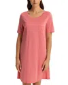 Hanro Cotton Deluxe Short-sleeve Big Sleepshirt