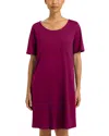 Hanro Deluxe Cotton Sleepshirt In Deep Poppy