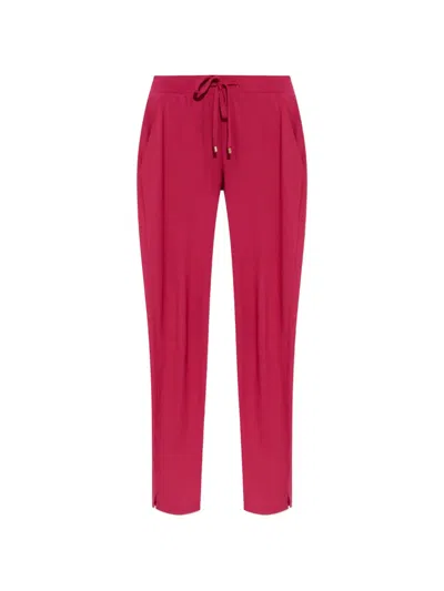 Hanro Drawstring-waist Track Pants In Red
