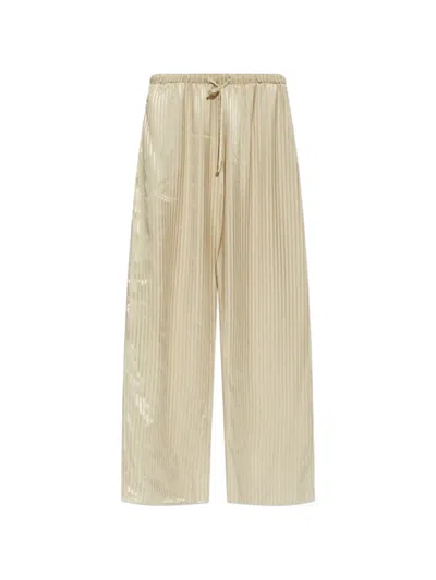Hanro Drawstring-waist Trousers In Brown