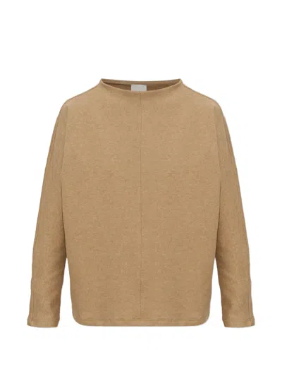 Hanro Easy Wear Boat-neck Sweater In Yellow