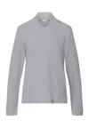 Hanro Easy Wear Recycled Cotton Blend Pullover In Blue