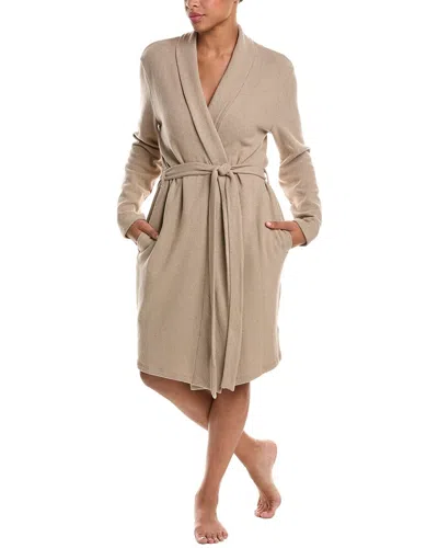 Hanro Easy Wear Shawl Collar Robe In Neutral