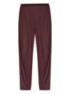 Hanro Elastic-waistband Trousers In Burgundy