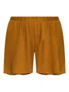 Hanro Elasticated-waist Shorts In Brown