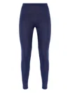 Hanro Elasticated-waistband Leggings In Blue