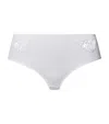 Shop Hanro Embroidered Belina Maxi Briefs In White