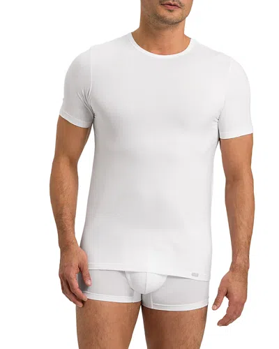 Hanro Cotton Superior Cotton Crew Neck T-shirt In White