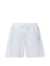 Hanro Essentials Drawstring-elasticated Shorts In White