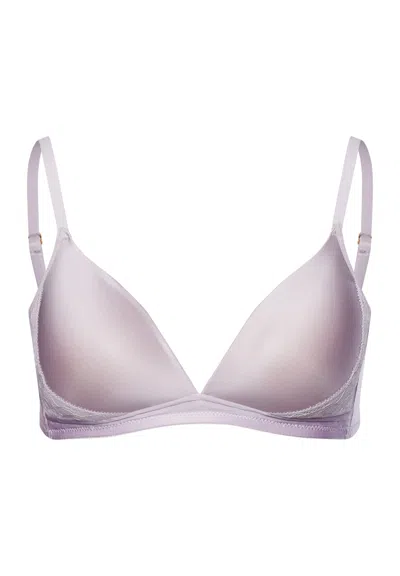 Hanro Eva Padded Soft Cup Bra In Purple
