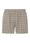 Hanro Fancy Woven Boxer In Amber Check