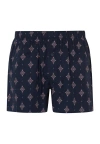 Hanro Fancy Woven Boxer In Dotted Ornament