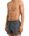 Hanro Fancy Woven Boxers In Gray