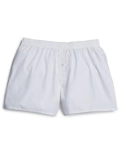 Hanro Fancy Woven Boxers In White