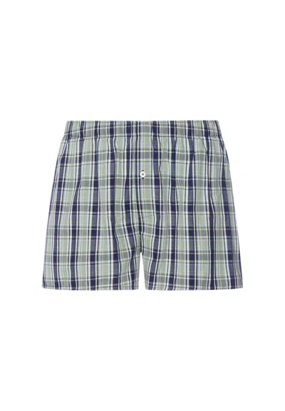 Hanro Fancy Woven Cotton Boxer In Multi
