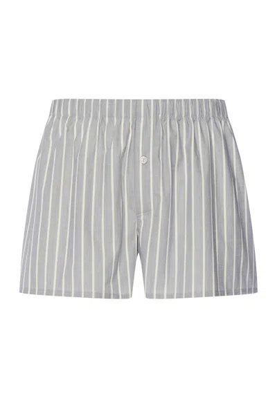 Hanro Fancy Woven Cotton Boxer In Multi