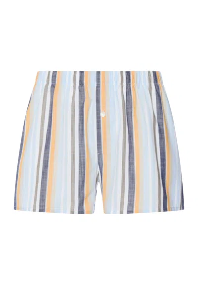 Hanro Fancy Woven Cotton Boxer In Multi