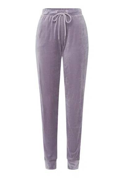 Hanro Favourites Cuffed Pants In Purple