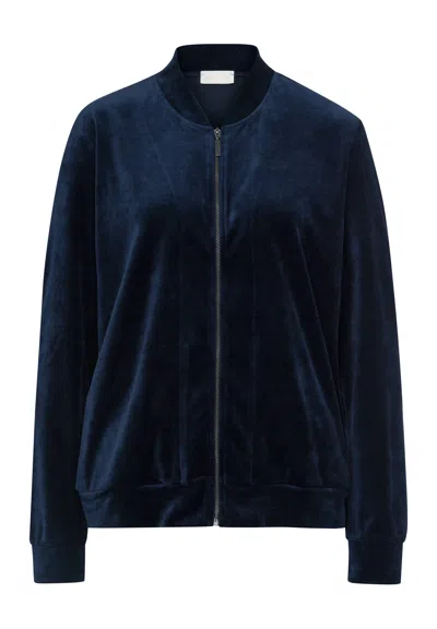 Hanro Favourites Jacket In Blue