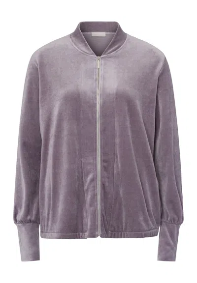 Hanro Favourites Jacket In Purple