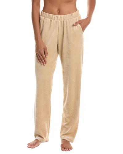Hanro Favourites Velvet Lounge Pant In Brown