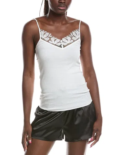 Hanro Floral Embroidered Camisole In White