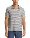 Hanro French Terry Regular Fit Striped Shirt In White