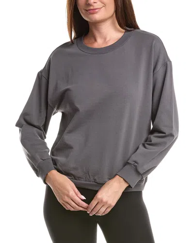 Hanro French Terry Sweatshirt In Black