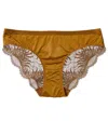 Hanro Gale Lace Stretch-satin Briefs In Gold