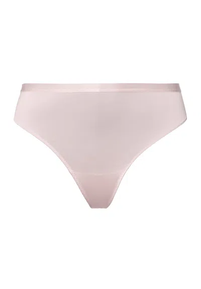 Hanro Gale Soft Brazillian Panty In Pink
