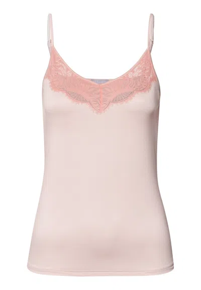 Hanro Gale V-neck Camisole In Pink