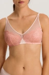 Hanro Gale Wireless Bra In Rosewater