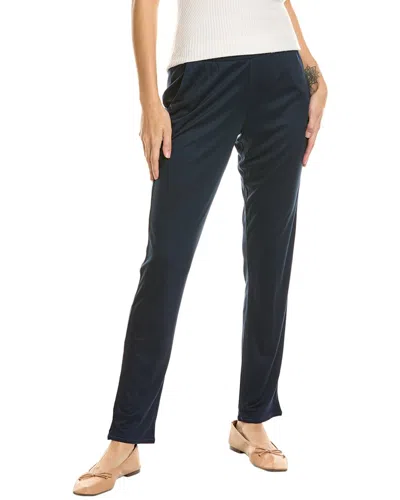 Hanro Grand Central Knit Silk-blend Pant In Blue
