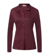 Hanro Long-sleeve Button-down Shirt In Brown