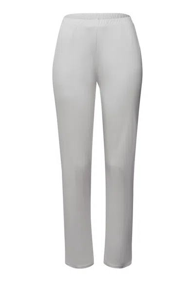 Hanro Grand Central Tencel™ And Silk Knit Pant In Gray