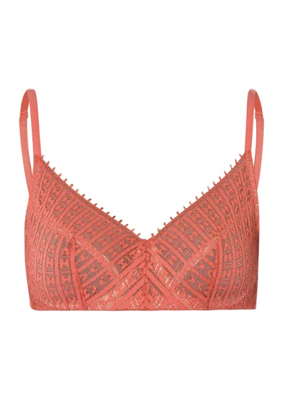 Hanro Hedy Underwire Bra In Brown