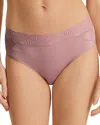 Hanro High Cut Brief In Woodrose