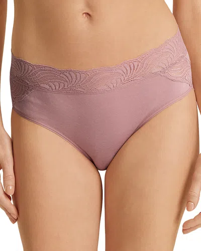 Hanro High Cut Brief In Woodrose