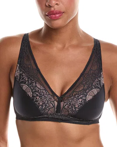 Hanro Holly Lace Spacer Soft Cup Bra In Black