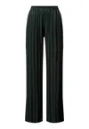 Hanro Indra Jacquard Stripe Pants In Black
