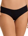 Hanro Invisible Stretch Cotton Hipster Panties In Black