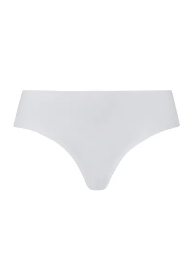 Hanro Invisible Cotton Cotton Blend High Cut Brief In White