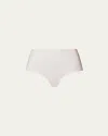 Hanro Invisible Cotton Full Mid-rise Briefs In Powder