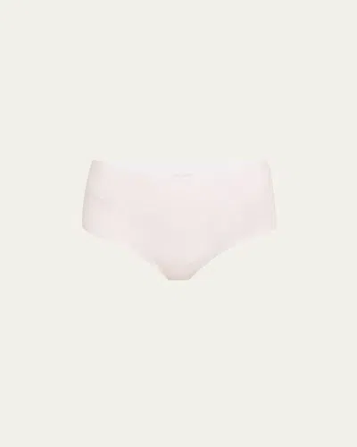 Hanro Invisible Cotton Full Mid-rise Briefs In White